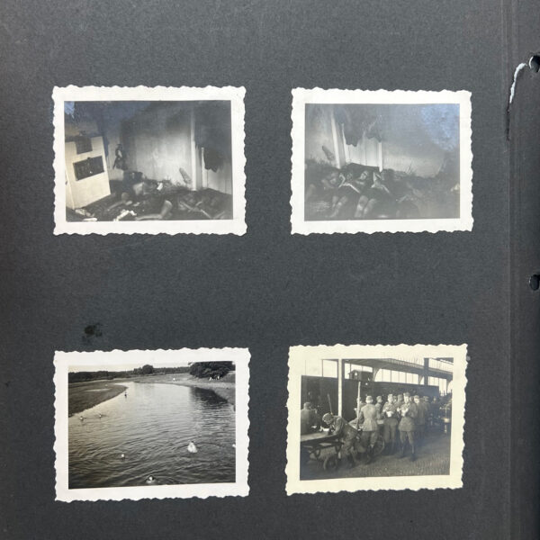 WW2 German 18th Artillery Regiment Photo Album - Image 13