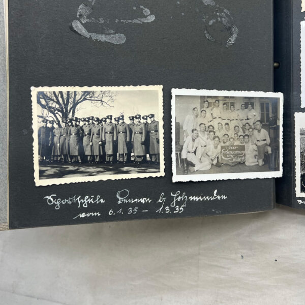 WW2 German Army 73rd Infantry Photo Album Named - Image 6