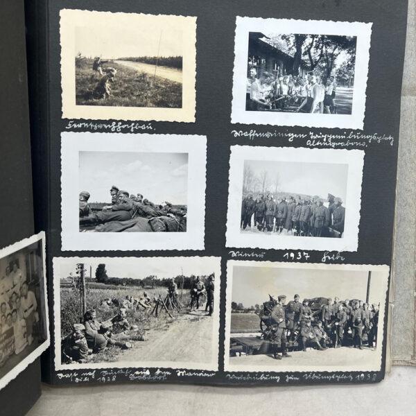 WW2 German Army 73rd Infantry Photo Album Named - Image 7