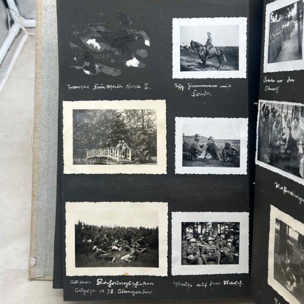 WW2 German Army 73rd Infantry Photo Album Named - Image 8