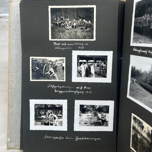 WW2 German Army 73rd Infantry Photo Album Named - Image 10