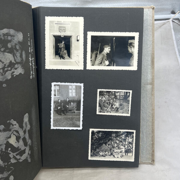 WW2 German Army 73rd Infantry Photo Album Named - Image 13