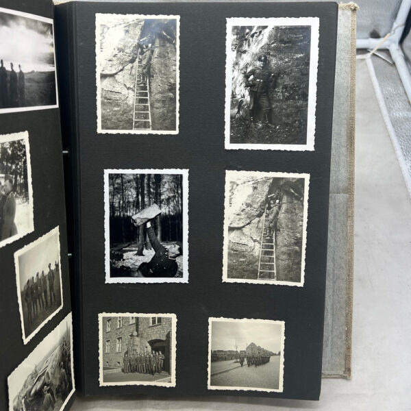 WW2 German Army 73rd Infantry Photo Album Named - Image 15