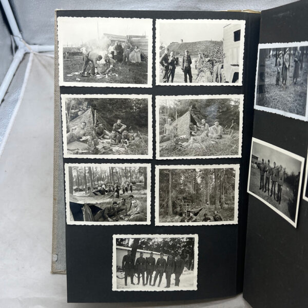WW2 German Army 73rd Infantry Photo Album Named - Image 16