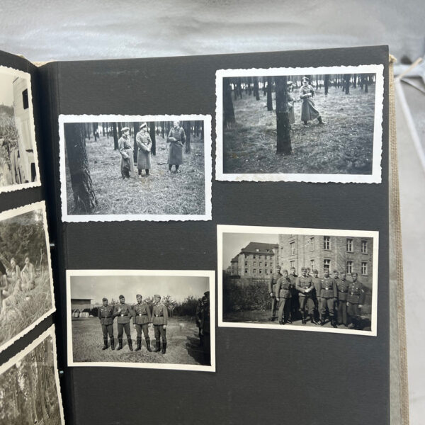 WW2 German Army 73rd Infantry Photo Album Named - Image 17