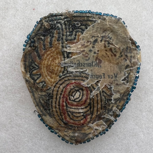 WW2 US 9th Army Air Force Patch Beaded Theater Made Stunning - Image 2