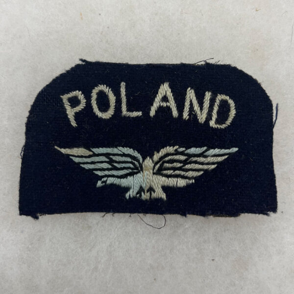 WW2 Poland Air Force Sleeve Eagle English Made
