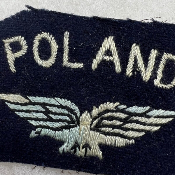 WW2 Poland Air Force Sleeve Eagle English Made - Image 2