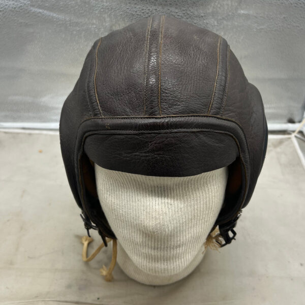 WW2 US Navy N288S Leather Flight Helmet Size Medium - Image 3