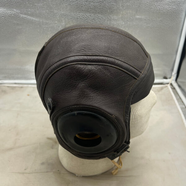 WW2 US Navy N288S Leather Flight Helmet Size Medium - Image 7