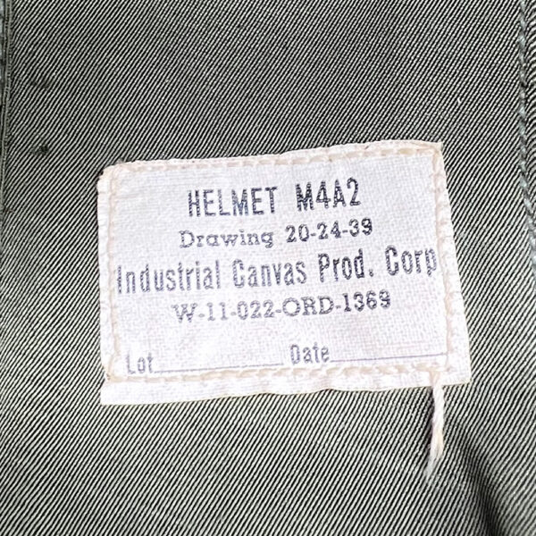 WW2 US M4A2 Flak Helmet - Image 7