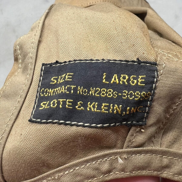 WW2 US Navy Summer Flight Helmet 288S Size Large - Image 9