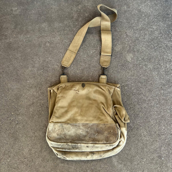 Pre-WW2 US Army 104th Cavalry Captain's Musette Bag Named - Image 4