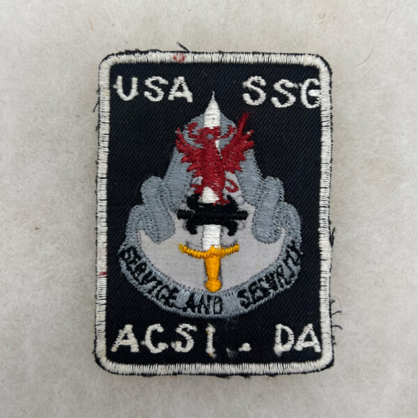 US Army Special Security Group Pocket Patch Vietnamese Made