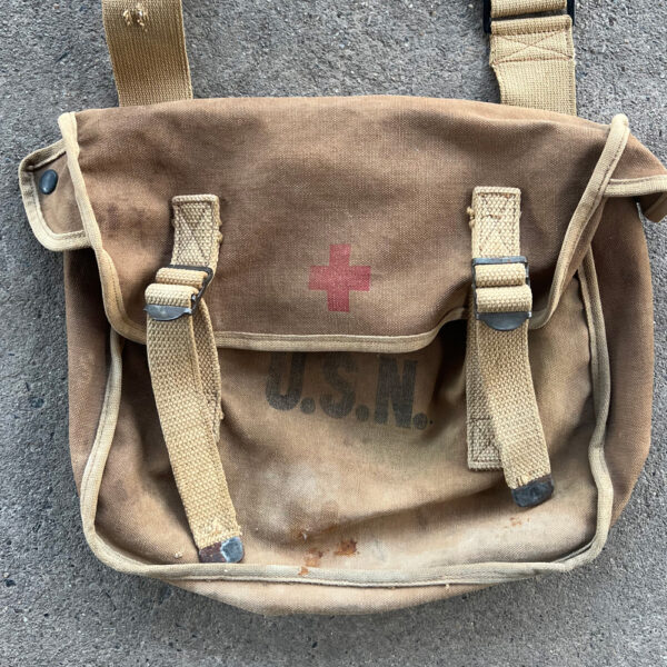 WW2 US Navy Corpsman Bag - Image 2