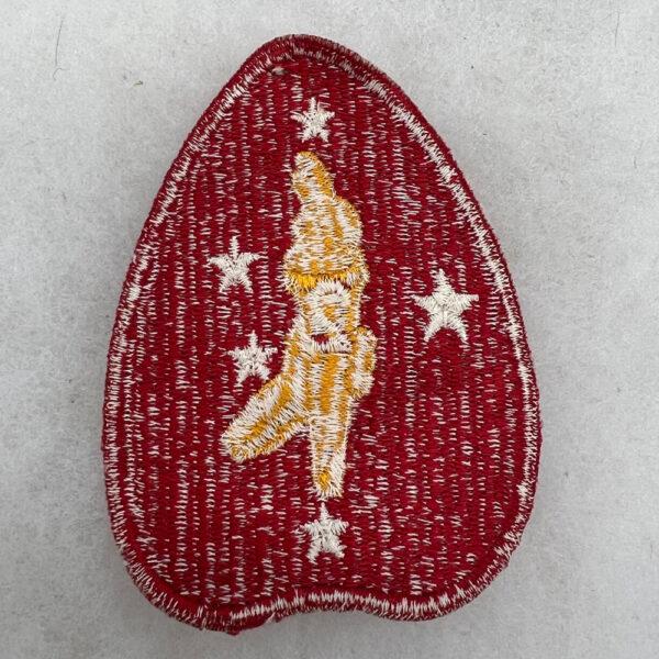 WW2 US 2nd Marine Division Patch Heart Shaped Variation - Image 3