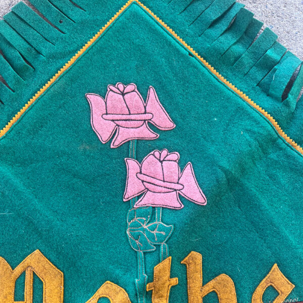 WW1 US Marine Corps "Mother" Felt Pillow Case - Image 3