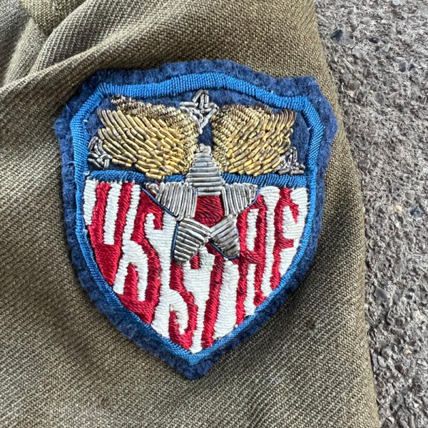 US Strategic Air Force Modified Ike Jacket Bullion SSI - Image 6