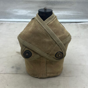 WW2 US Marine Corps Porcelain Canteen With 3rd Pattern Cover