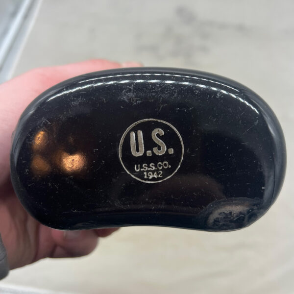 WW2 US Marine Corps Porcelain Canteen With 3rd Pattern Cover - Image 9