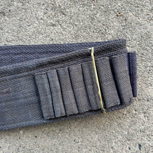Spanish American War Blue Cartridge Web Belt - Image 4