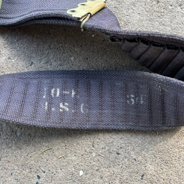 Spanish American War Blue Cartridge Web Belt - Image 7