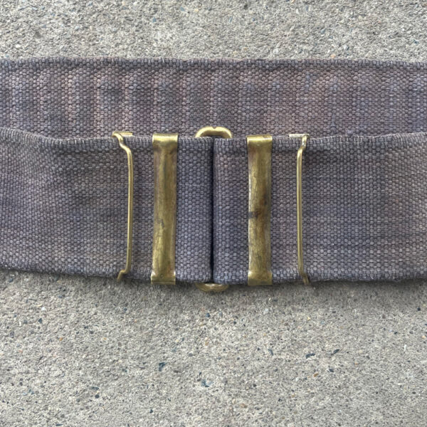 Spanish American War Blue Cartridge Web Belt - Image 2