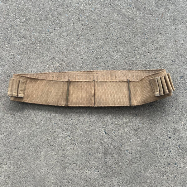 Spanish American War Tan Cartridge Web Belt