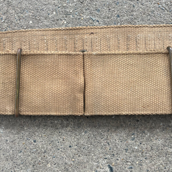 Spanish American War Tan Cartridge Web Belt - Image 2