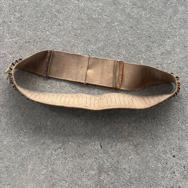 Spanish American War Tan Cartridge Web Belt - Image 6