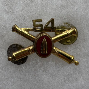 WW2 US Army 54th Coast Artillery Officer Collar Insignia