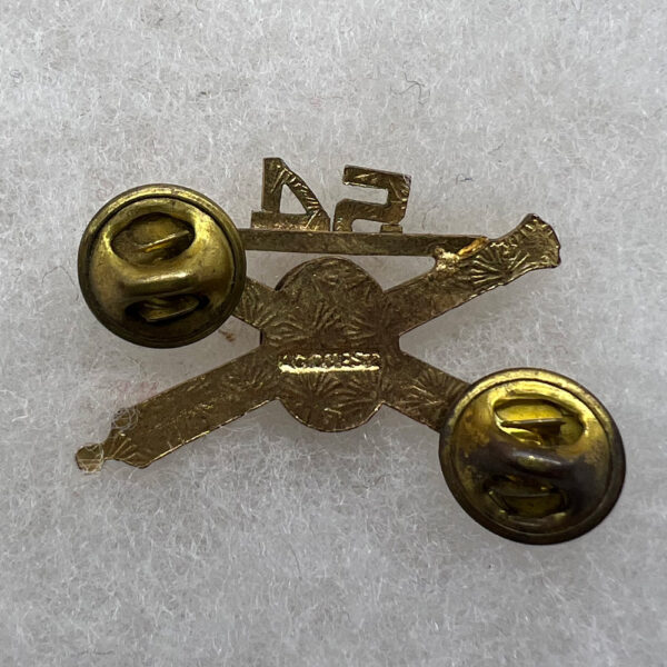 WW2 US Army 54th Coast Artillery Officer Collar Insignia - Image 2