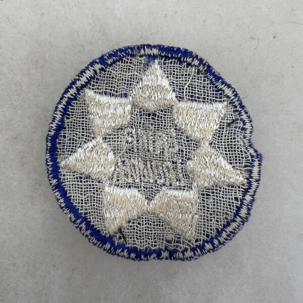 WW2 US Army 7th Service Command Camp Crowder Patch Twill - Image 2