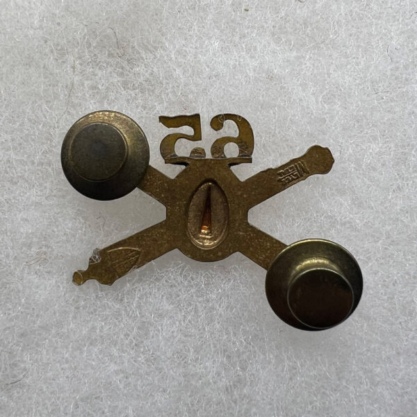 WW2 US Army 65th Coast Artillery Officer Collar Insignia - Image 2
