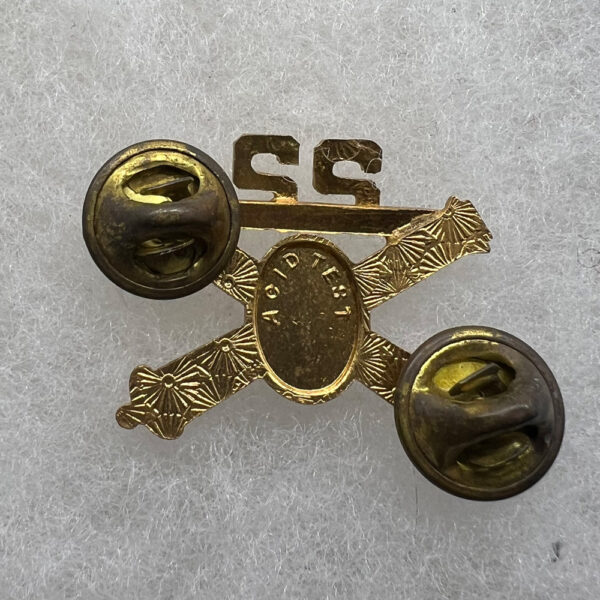 WW2 US Army 22nd Coast Artillery Officer Collar Insignia - Image 2