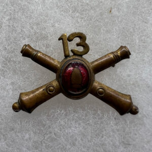 Pre-WW2 US Army 13th Coast Artillery Officer Insignia Pinback
