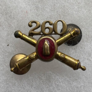 WW2 US Army 260th Coast Artillery Officer Collar Insignia