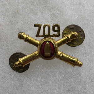 WW2 US Army 709th Coast Artillery Officer Collar Insignia