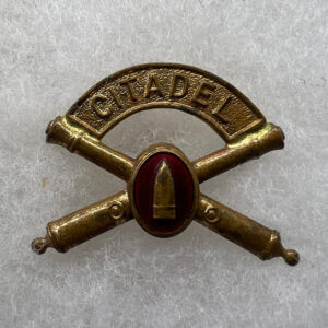 1930s US Citadel Coast Artillery Collar Insignia Pinback