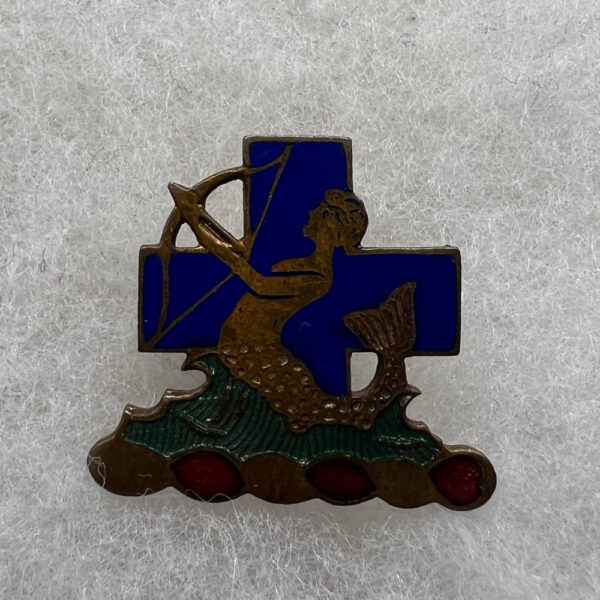 WW2 US Army 10th Coast Artillery DUI Screwback