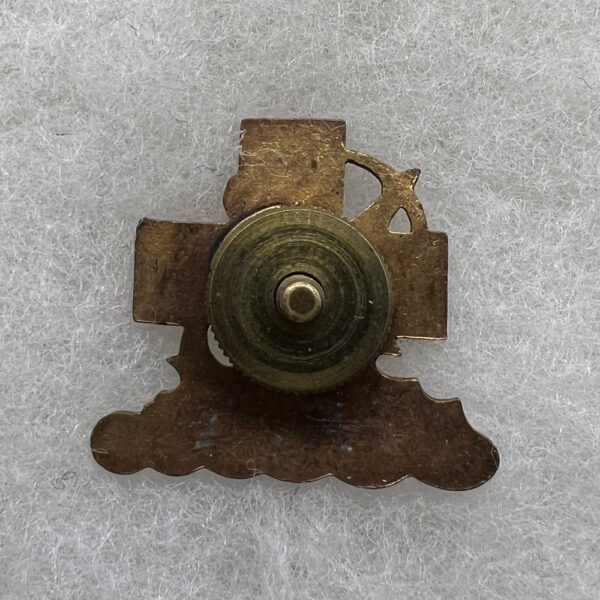 WW2 US Army 10th Coast Artillery DUI Screwback - Image 2