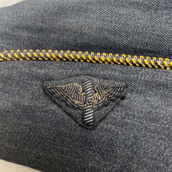 Pre-WW2 US Army Air Corps Aviation Cadet Overseas Cap Bullion 7 1/8 - Image 3