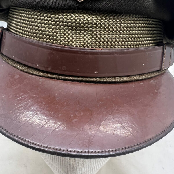 WW2 US Air Transport Command Officer OD Visor Hat Rare - Image 3