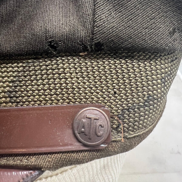 WW2 US Air Transport Command Officer OD Visor Hat Rare - Image 5