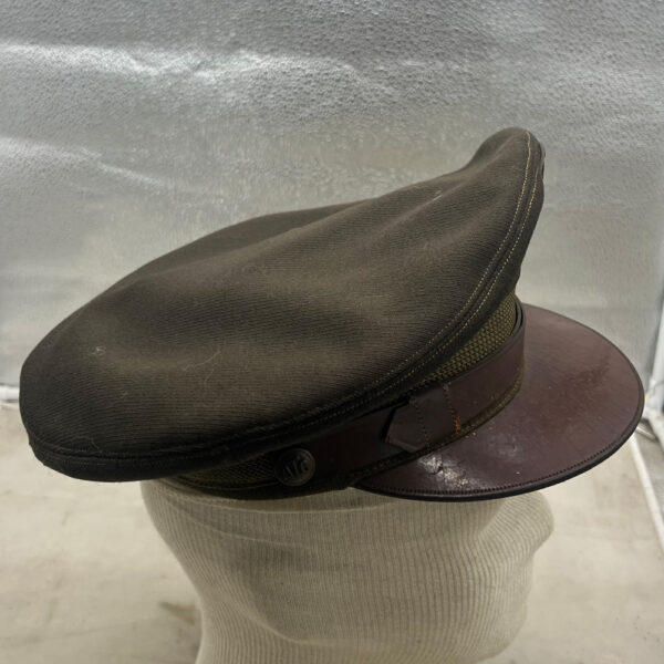 WW2 US Air Transport Command Officer OD Visor Hat Rare - Image 8