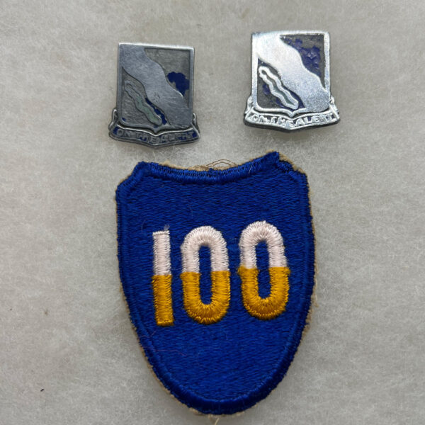WW2 US Army 398th Infantry Regiment 100th Division Named Bronze Star Medal Grouping - Image 3
