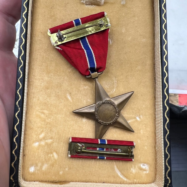 WW2 US Army 398th Infantry Regiment 100th Division Named Bronze Star Medal Grouping - Image 5