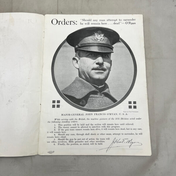 WW1 US Army 27th Infantry Division Souvenir Program Book - Image 2