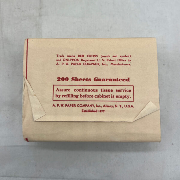 WW2 US Red Cross Toilet Tissue - Image 3