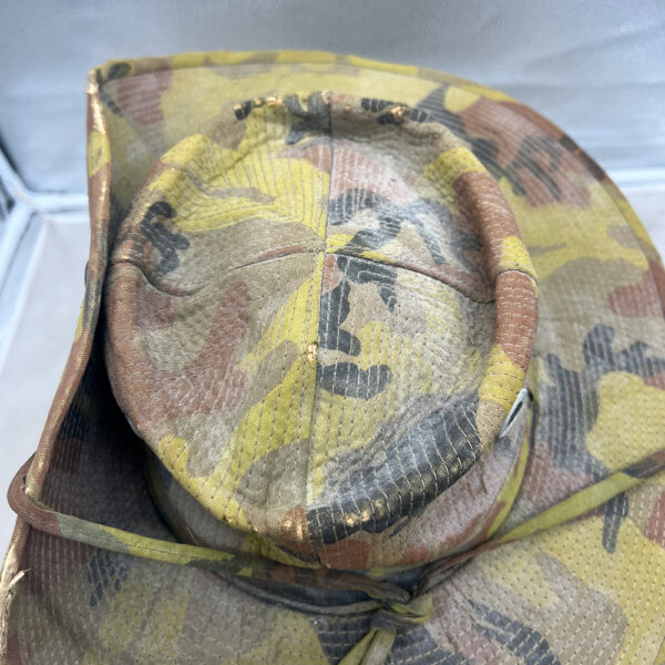 US Vietnam War Boonie Hat Camo Theater Made Worn - Image 7